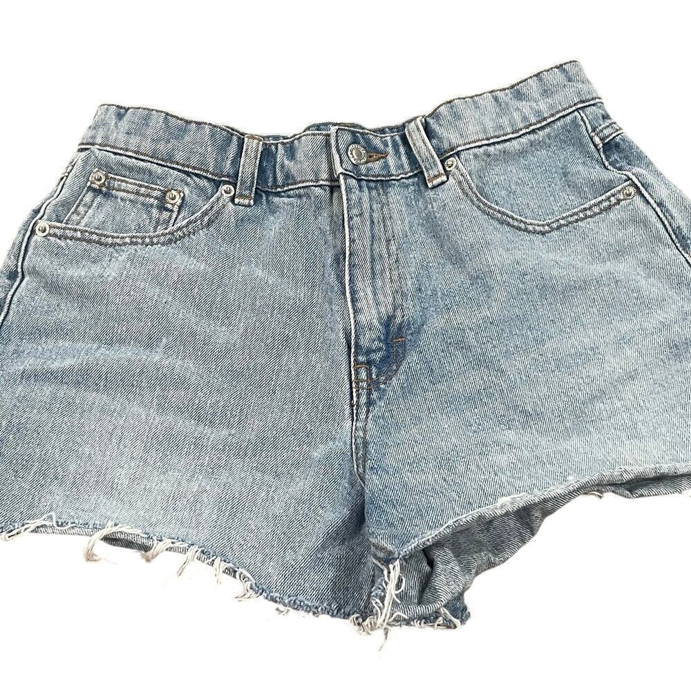 Top Shop Size 8 Petite Mom Shorts Denim Cut Offs Topshop